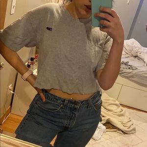 Tommy Hilfiger Grey Crop Top
